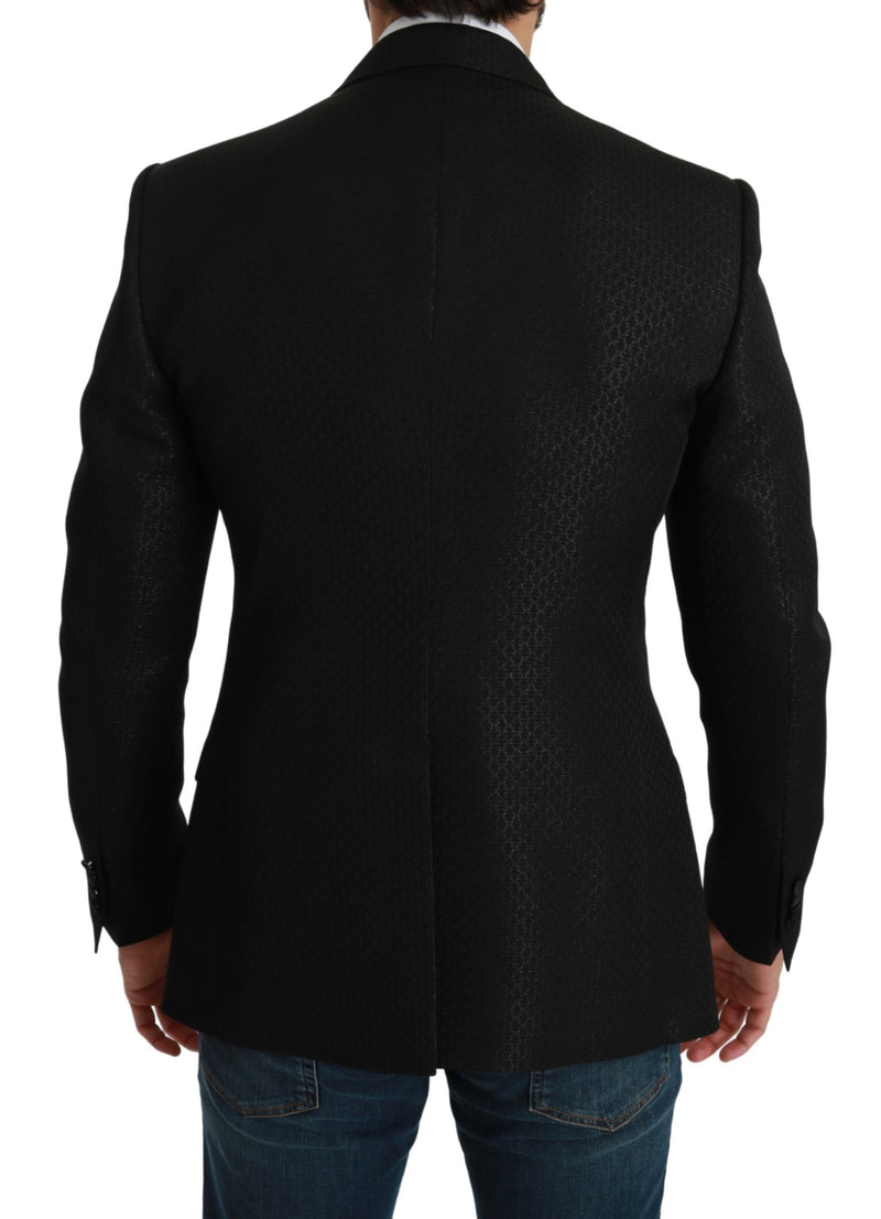 Dolce & Gabbana Slim Fit Martini Black Blazer Jacket