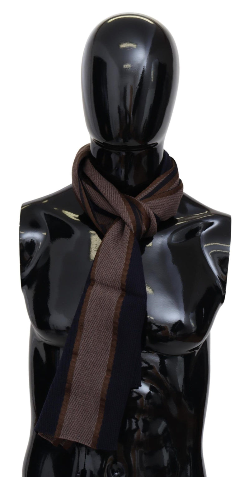 Missoni Elegant Striped Wool Scarf