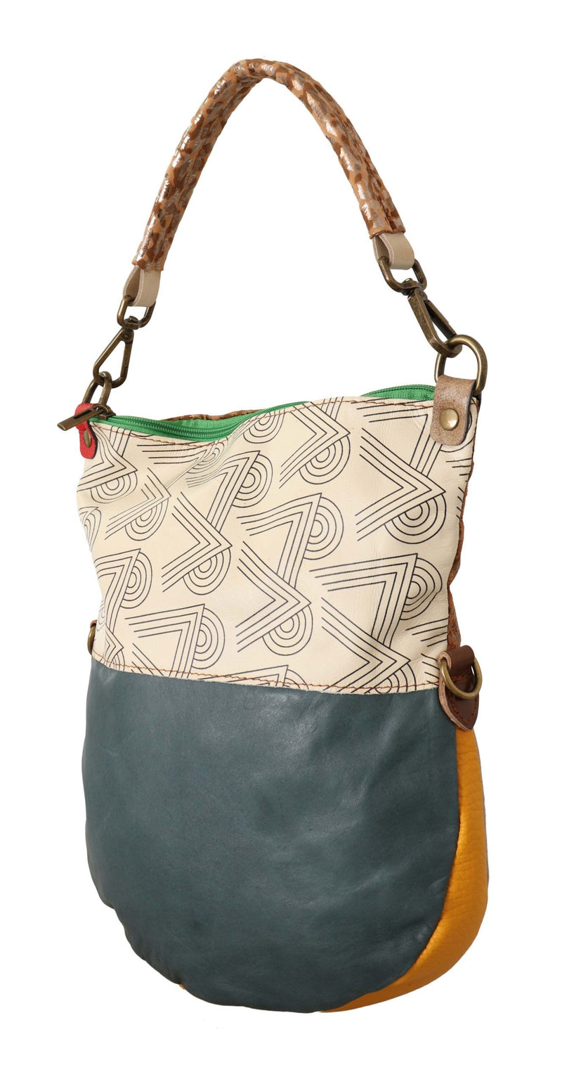 EBARRITO Chic Multicolor Leather Shoulder Bag