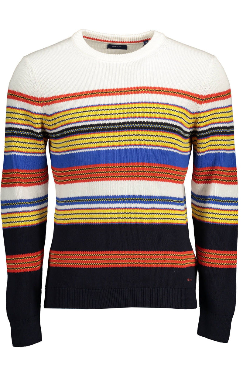 Gant Blue Cotton Men Sweater