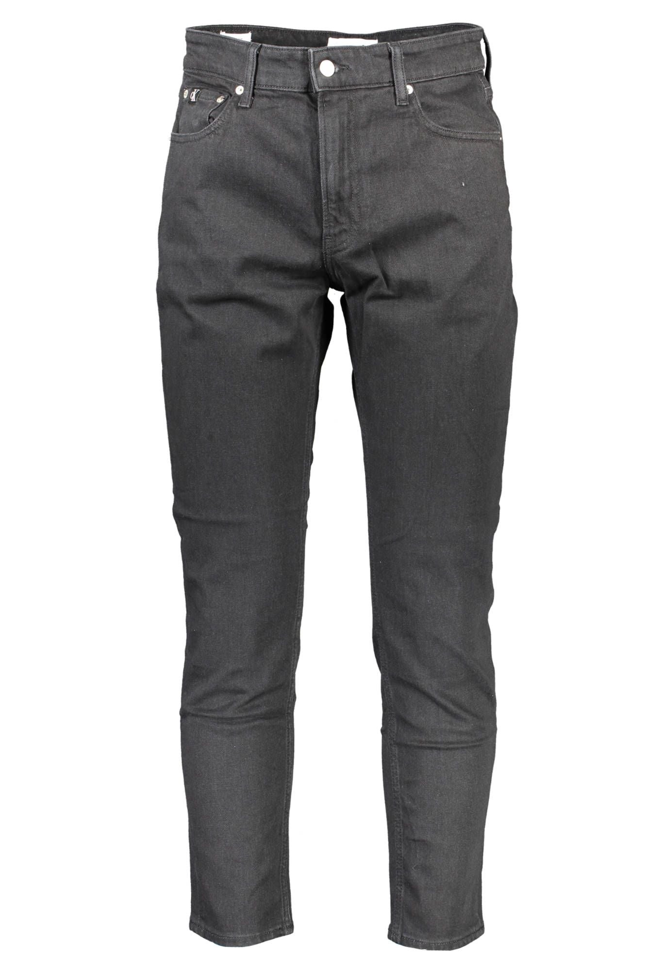 Black Cotton Men Jeans