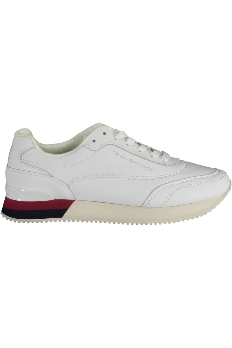 Tommy Hilfiger White Leather Women Sneaker