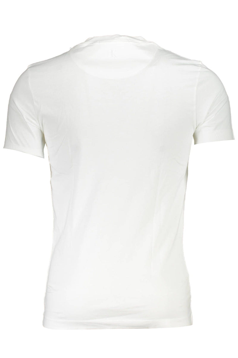 Calvin Klein White Cotton Men T-Shirt