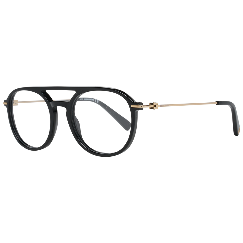 Dsquared² Sleek Black Full-Rim Designer Eyewear