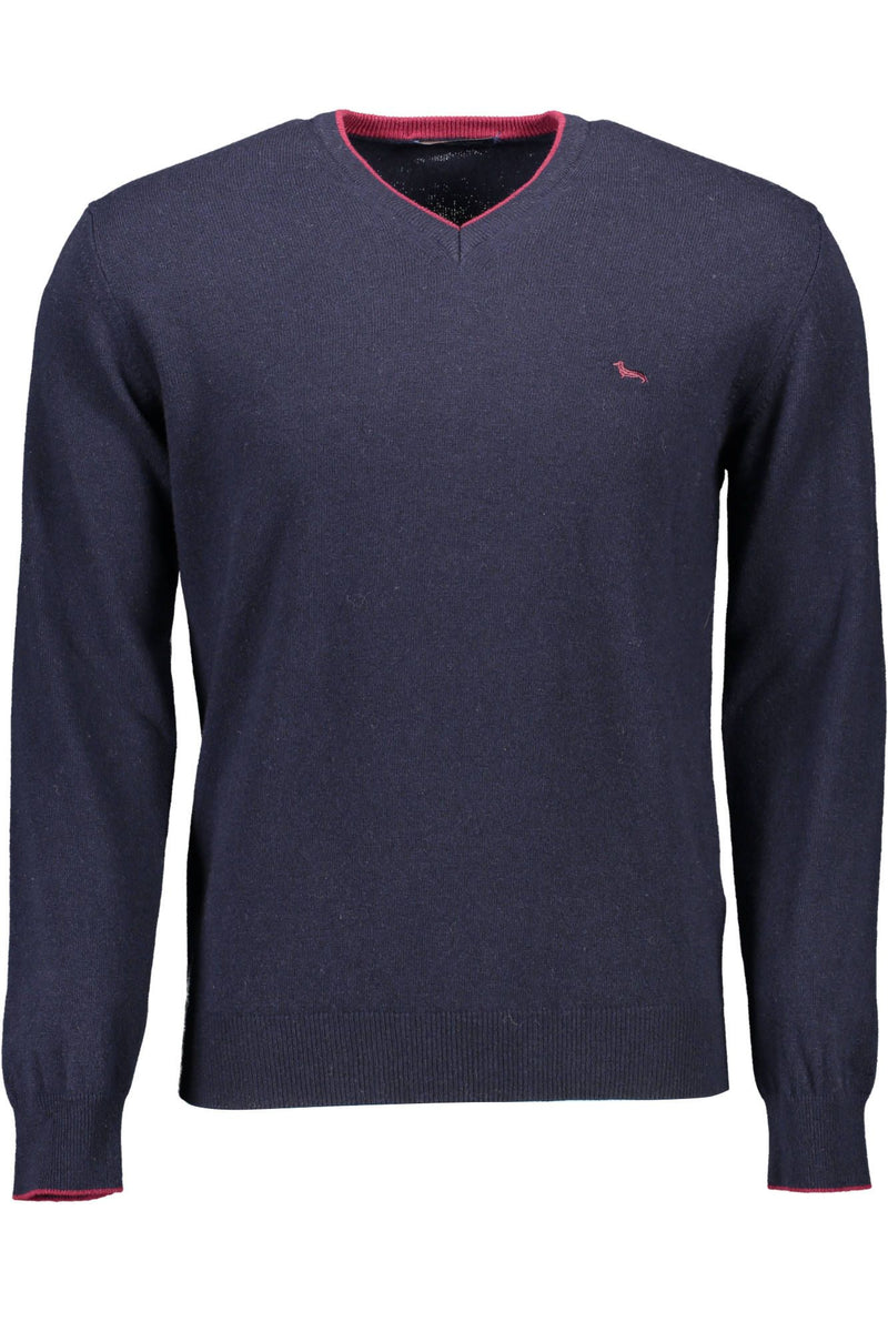 Harmont & Blaine Blue Wool Men Sweater