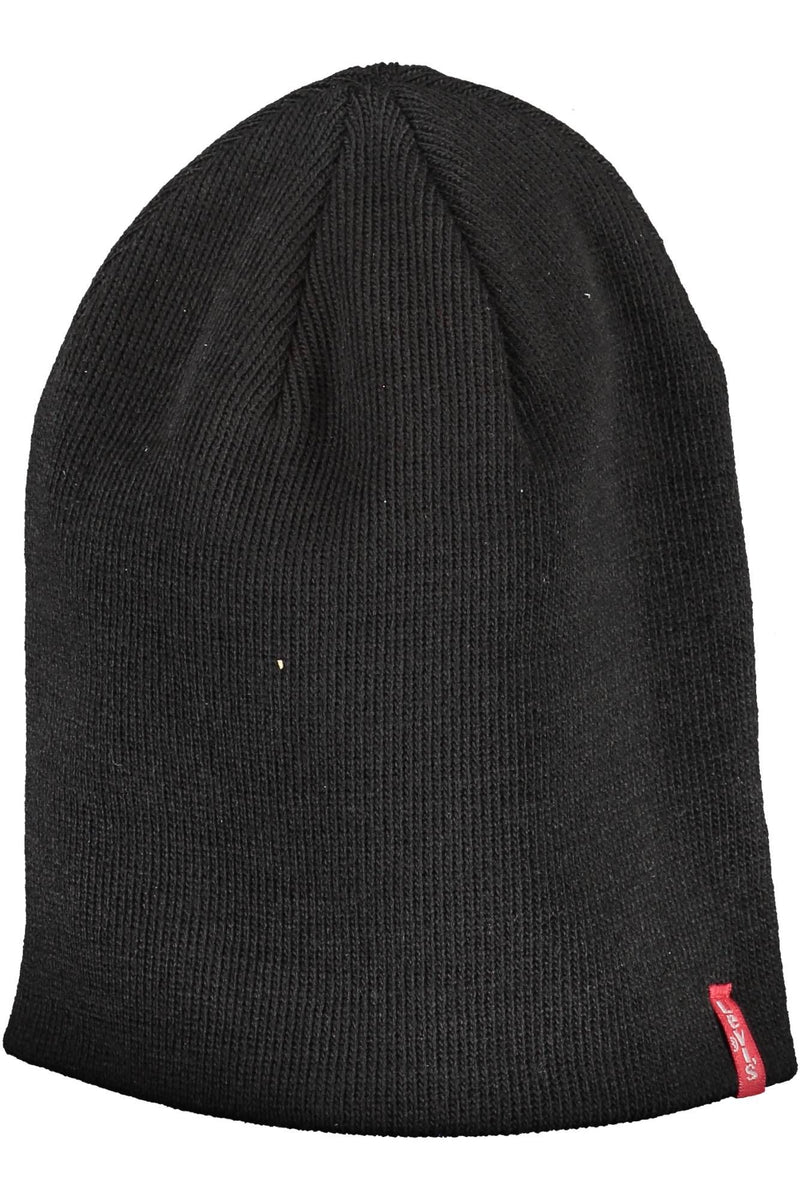 Levi's Black Acrylic Men Cap