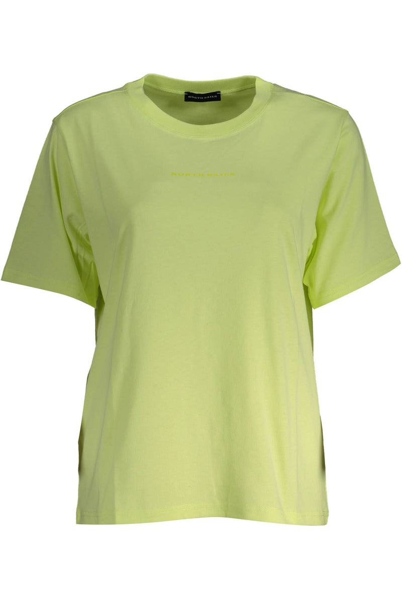 North Sails Yellow Cotton Women TShirt