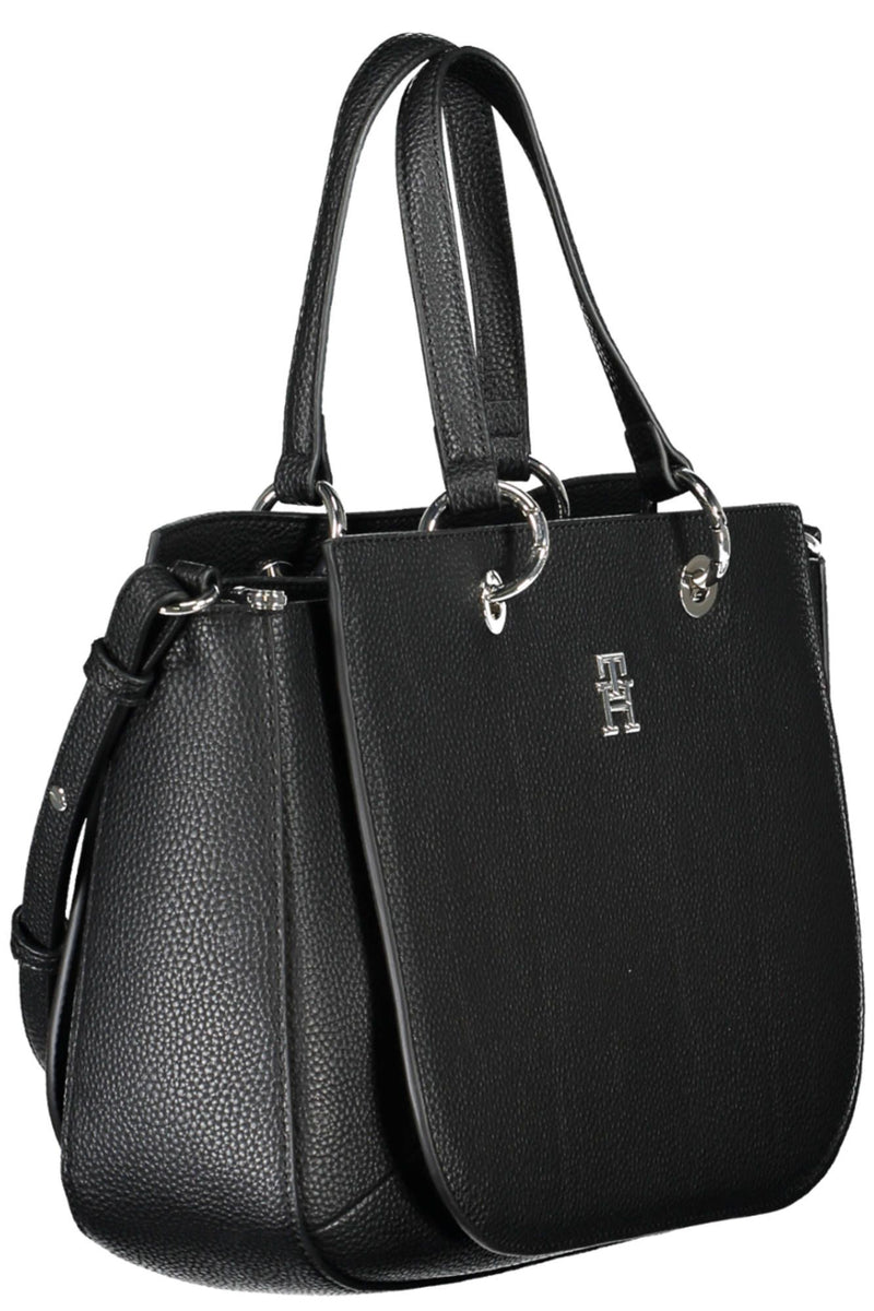 Tommy Hilfiger Black Polyethylene Women Handbag