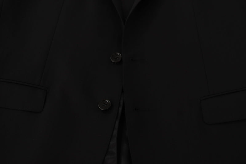 Dolce & Gabbana Elegant Slim Fit Black Blazer Jacket