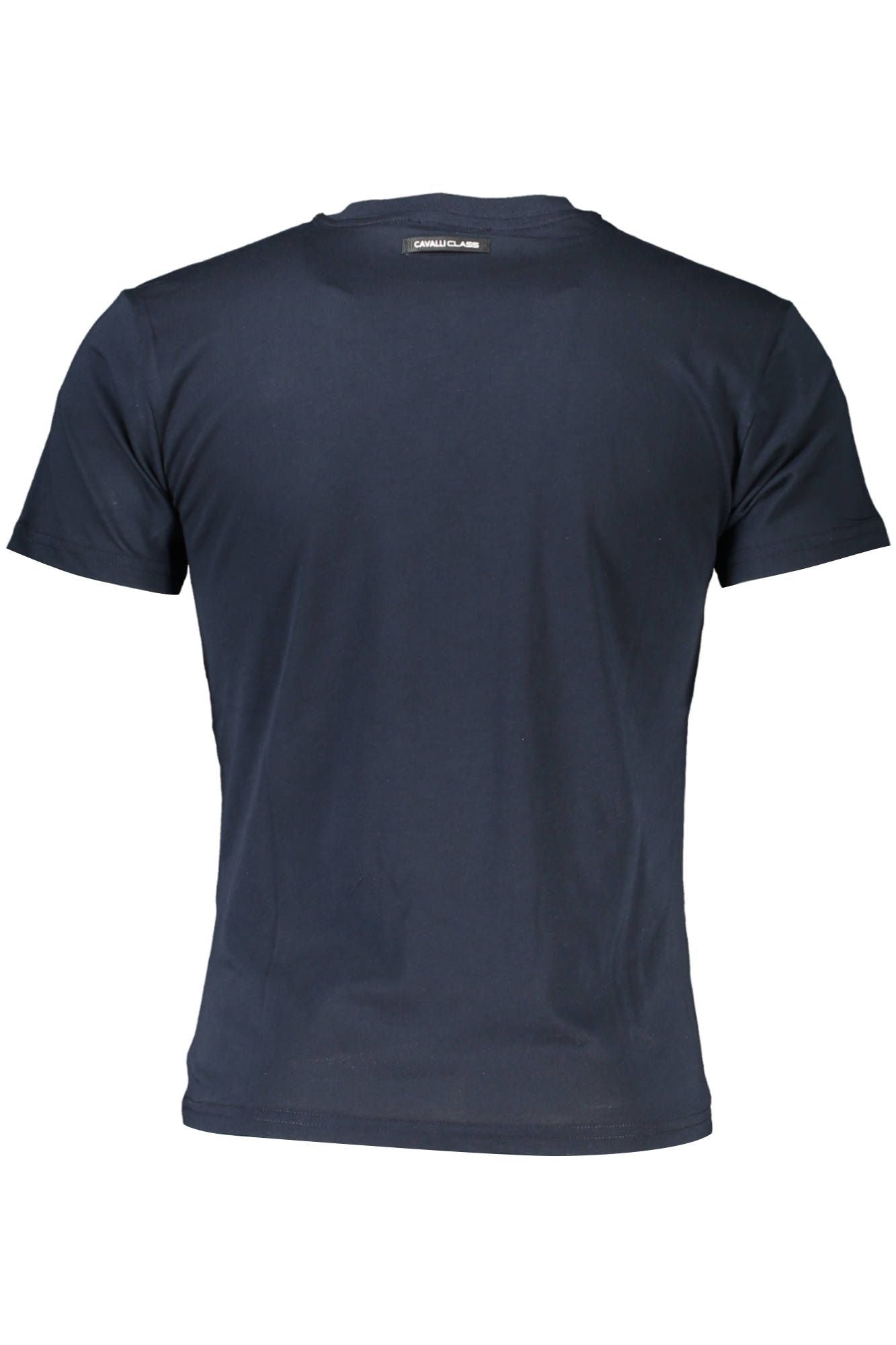 Blue Cotton Men T-Shirt