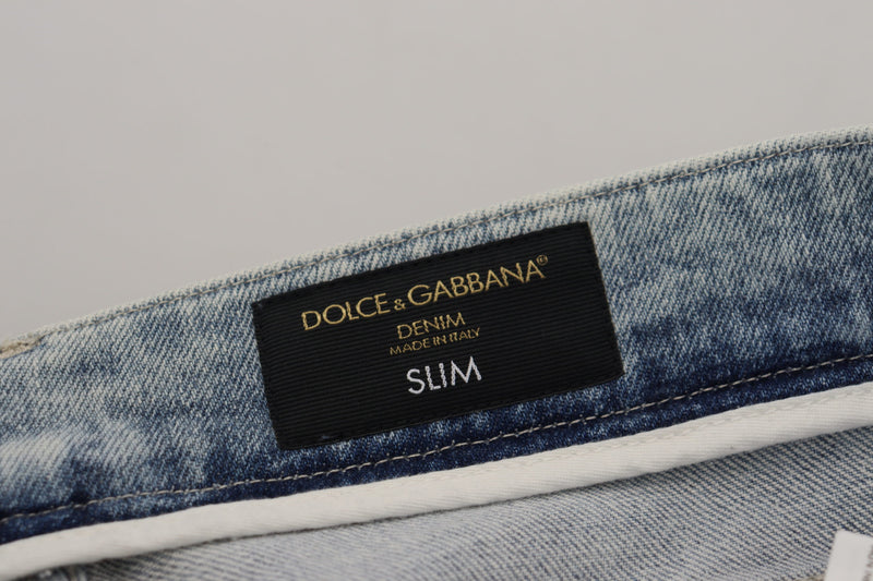 Dolce & Gabbana Classic Light Blue Denim Pants