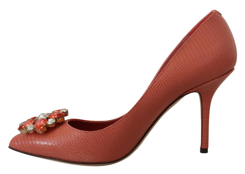 Dolce & Gabbana Exotic Leather Heels Pumps in Pink