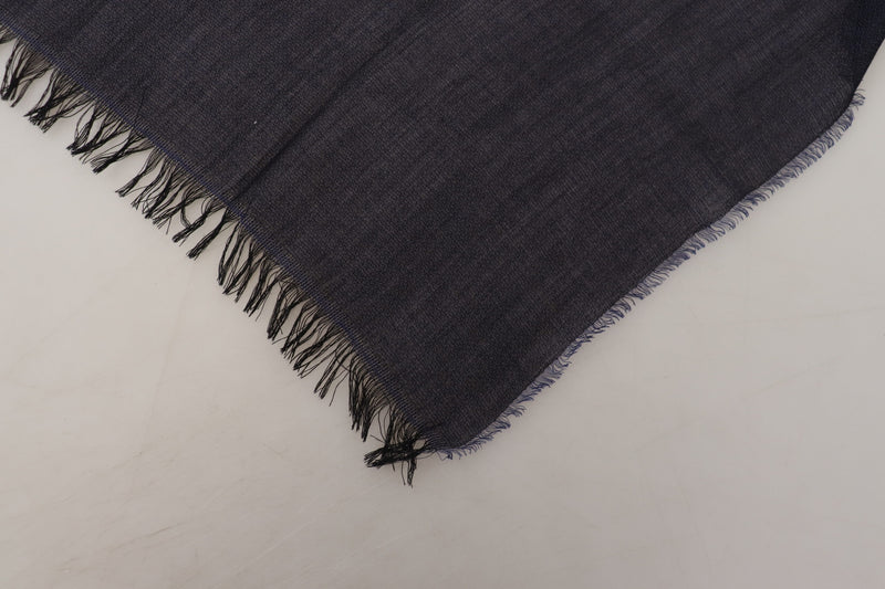 GF Ferre Elegant Fringed Wool Blend Scarf