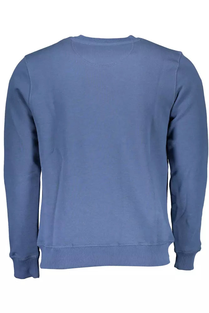 North Sails Blue Cotton Men Sweater