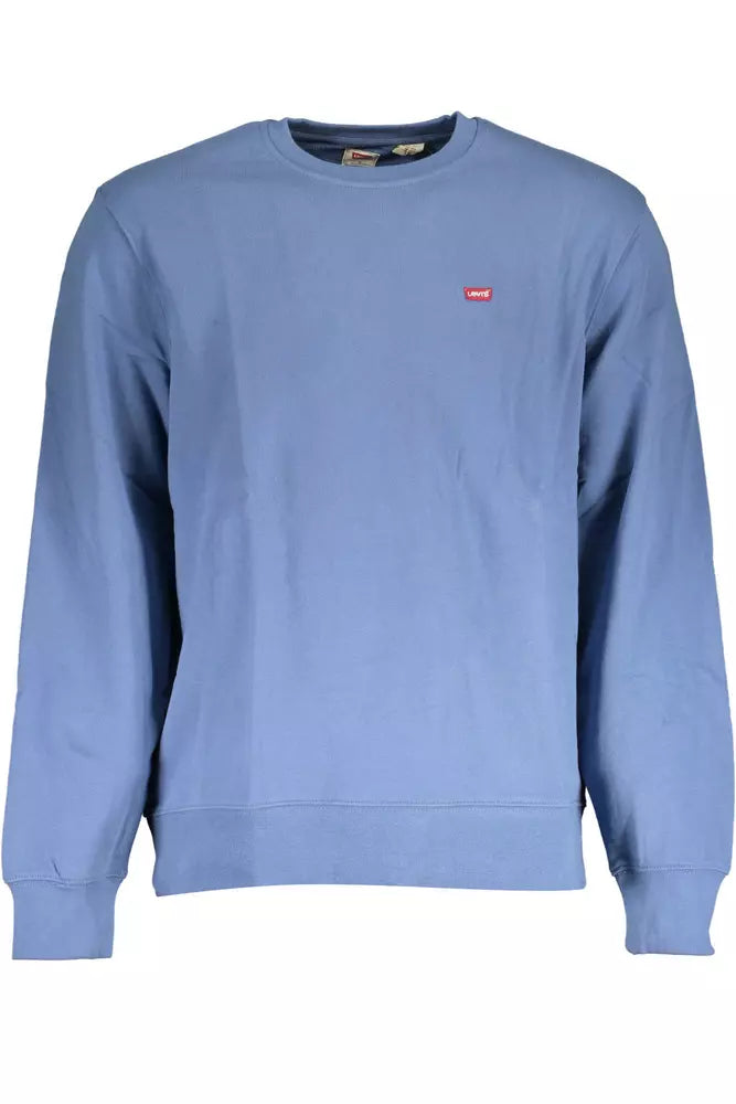 Levi's Blue Cotton Men Sweater