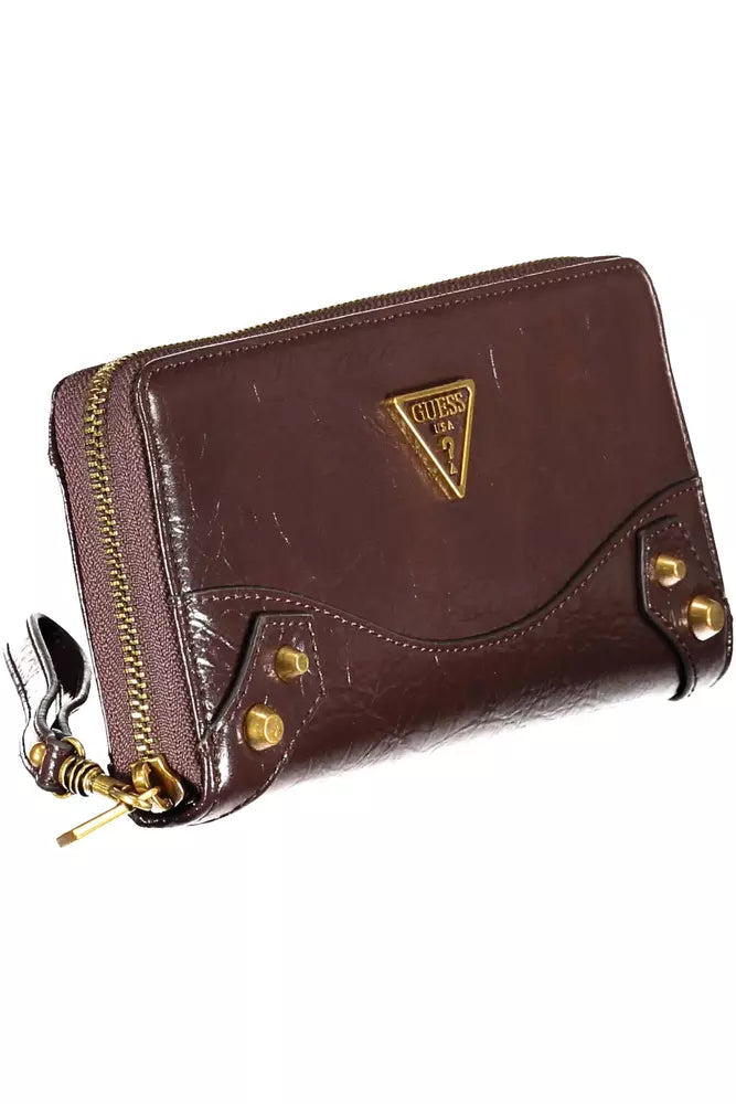 Elegant Brown Polyethylene Wallet