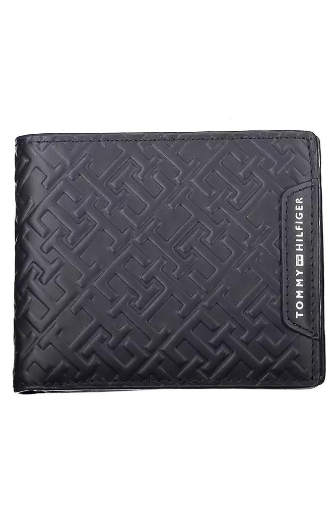 Tommy Hilfiger Blue Leather Men Wallet