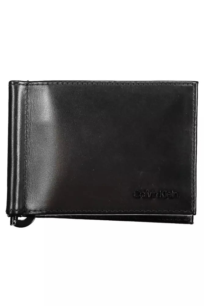 Calvin Klein Black Leather Men Wallet