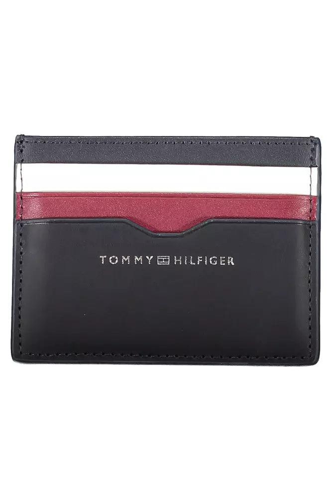 Tommy Hilfiger Blue Leather Men Wallet