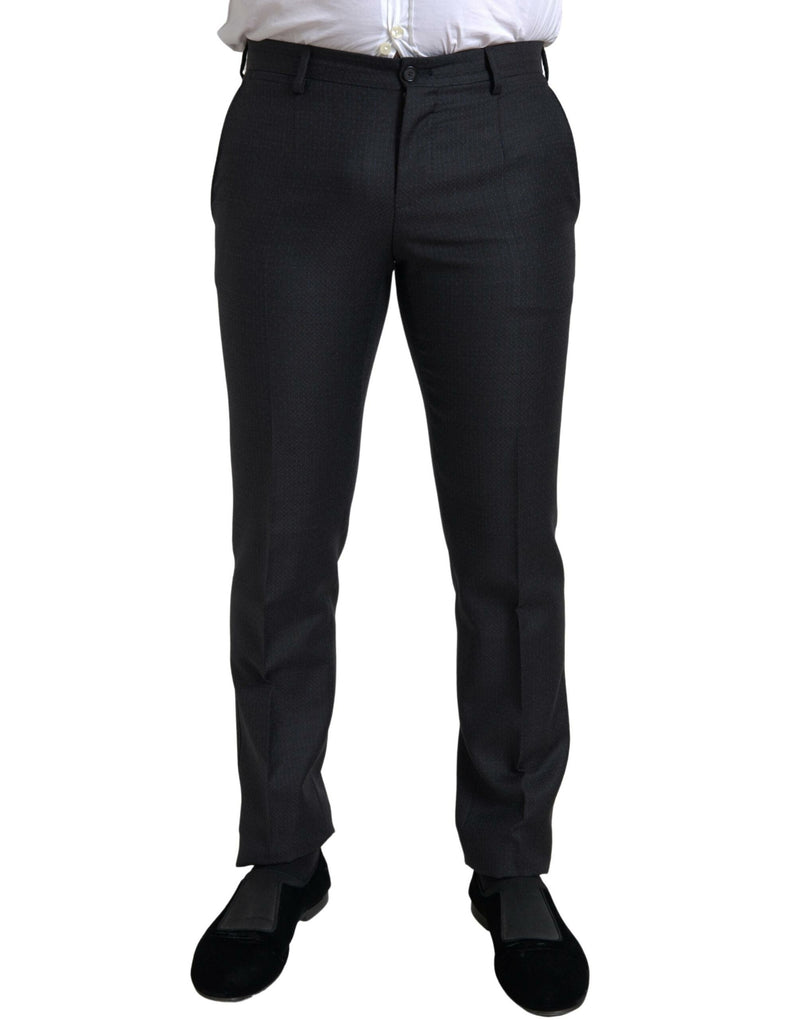 Dolce & Gabbana Elegant Black Martini Slim Fit 3-Piece Suit