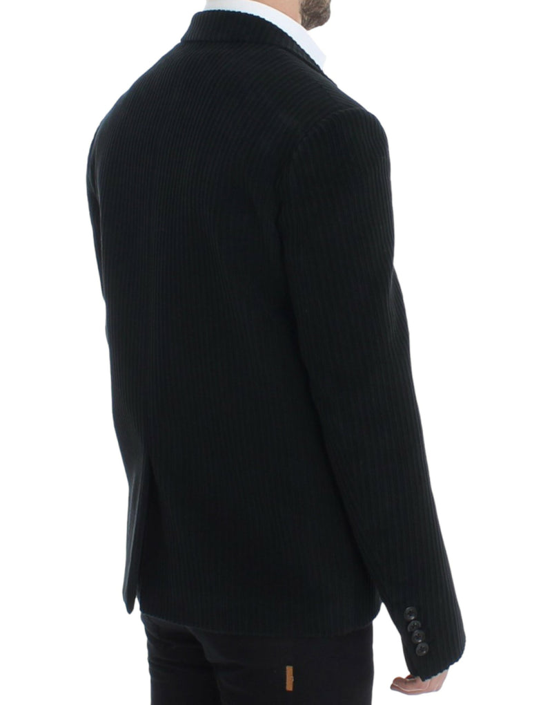 Dolce & Gabbana Elegant Black Martini Blazer Jacket