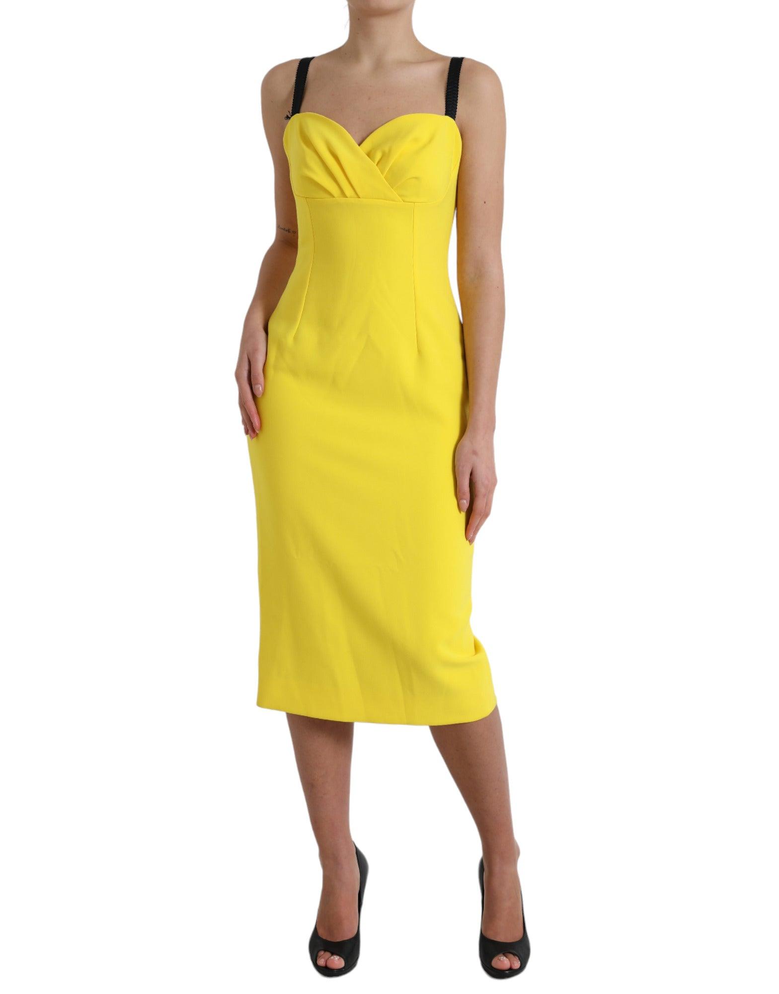 Dolce & Gabbana Sunshine Chic Sleeveless Midi Dress