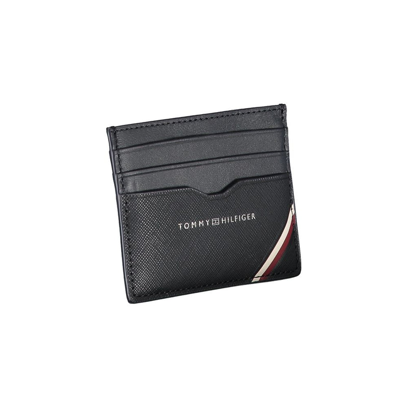 Tommy Hilfiger Blue Leather Men Wallet