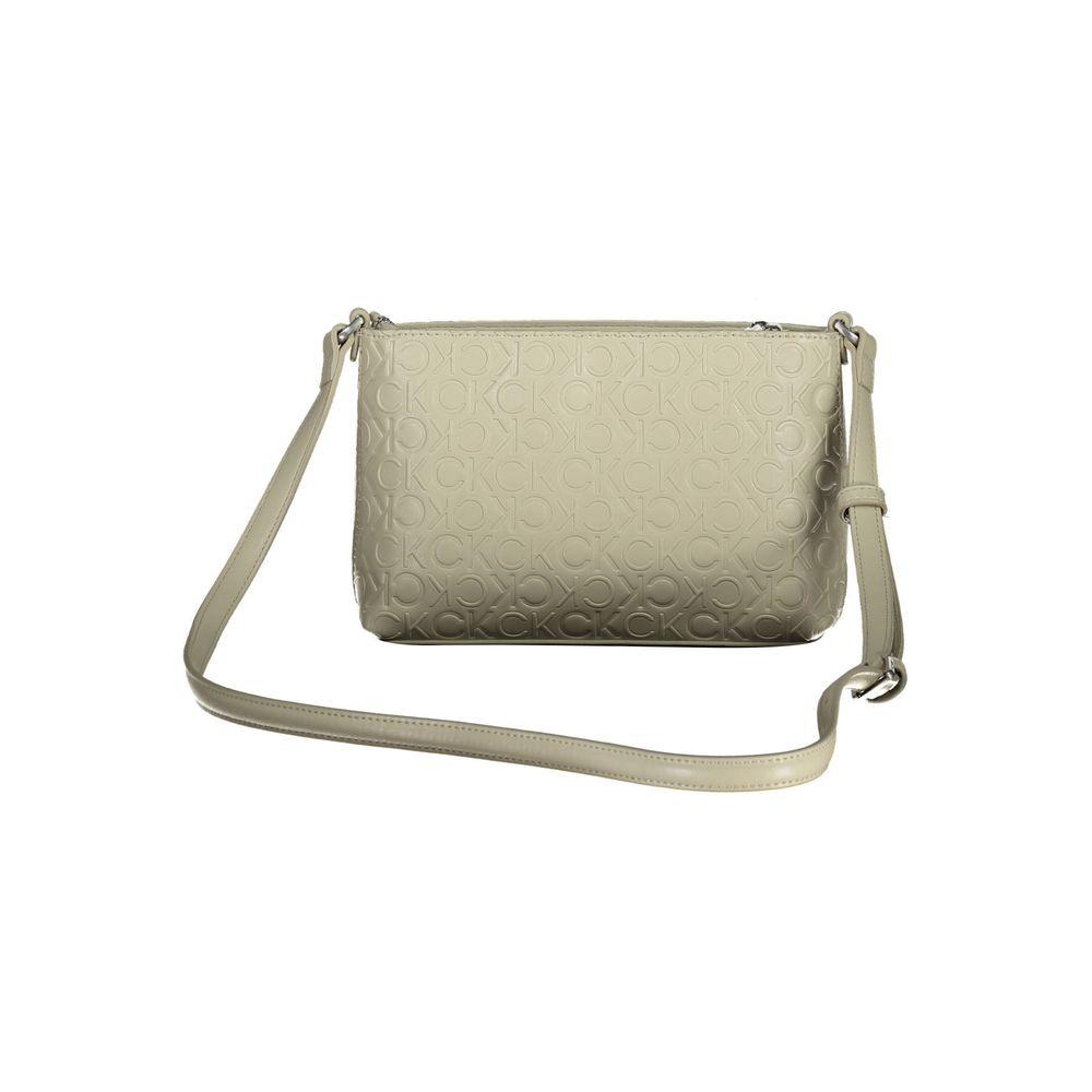 Calvin Klein Beige Polyester Handbag