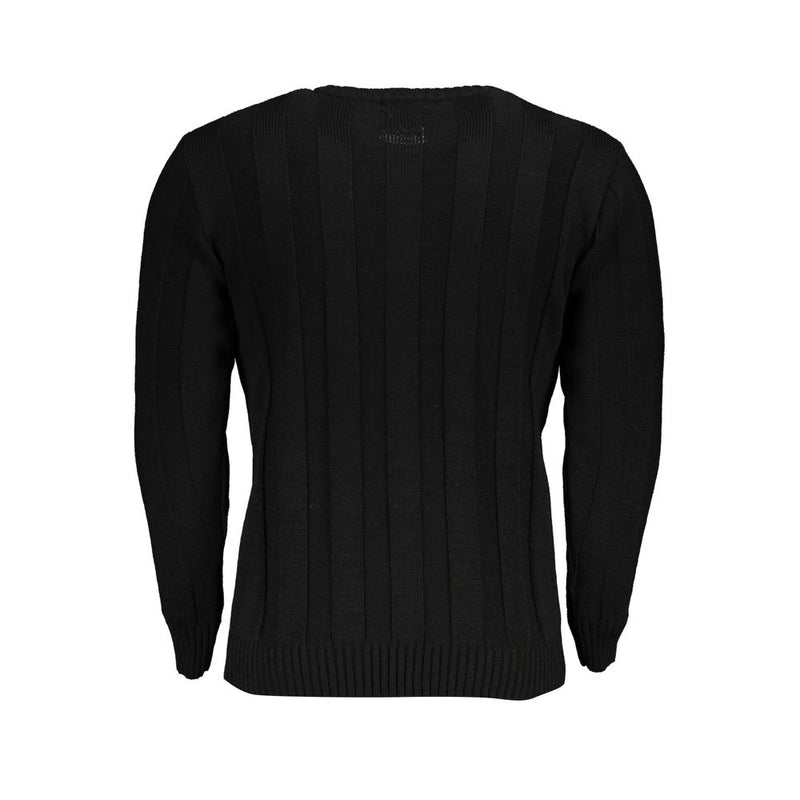 U.S. Grand Polo Black Fabric Sweater