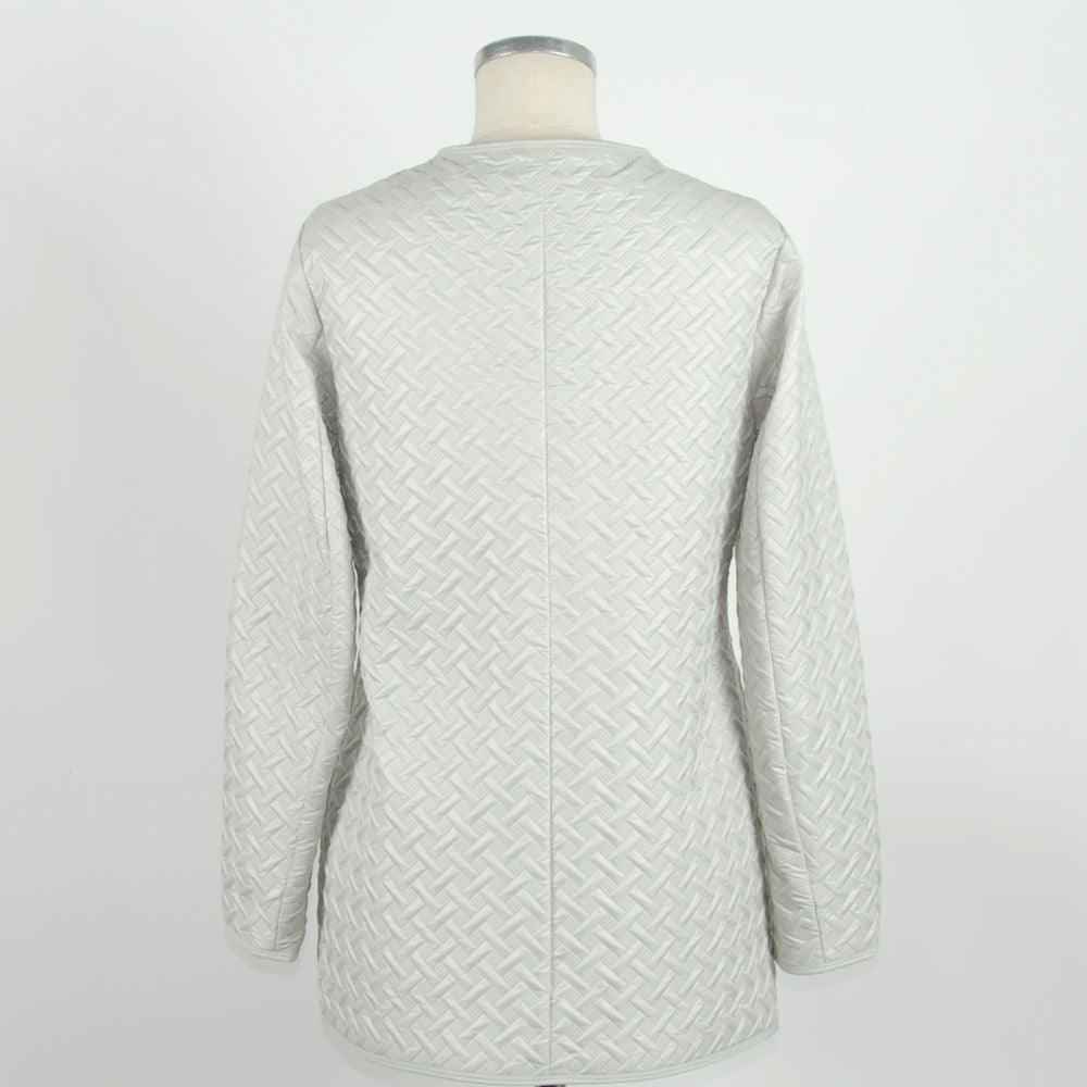 Emilio Romanelli White Polyester Women Jacket