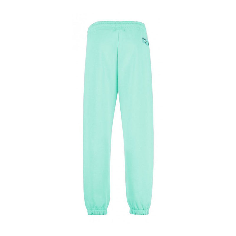 Pharmacy Industry Emerald Cotton Trousers with Logo Detail