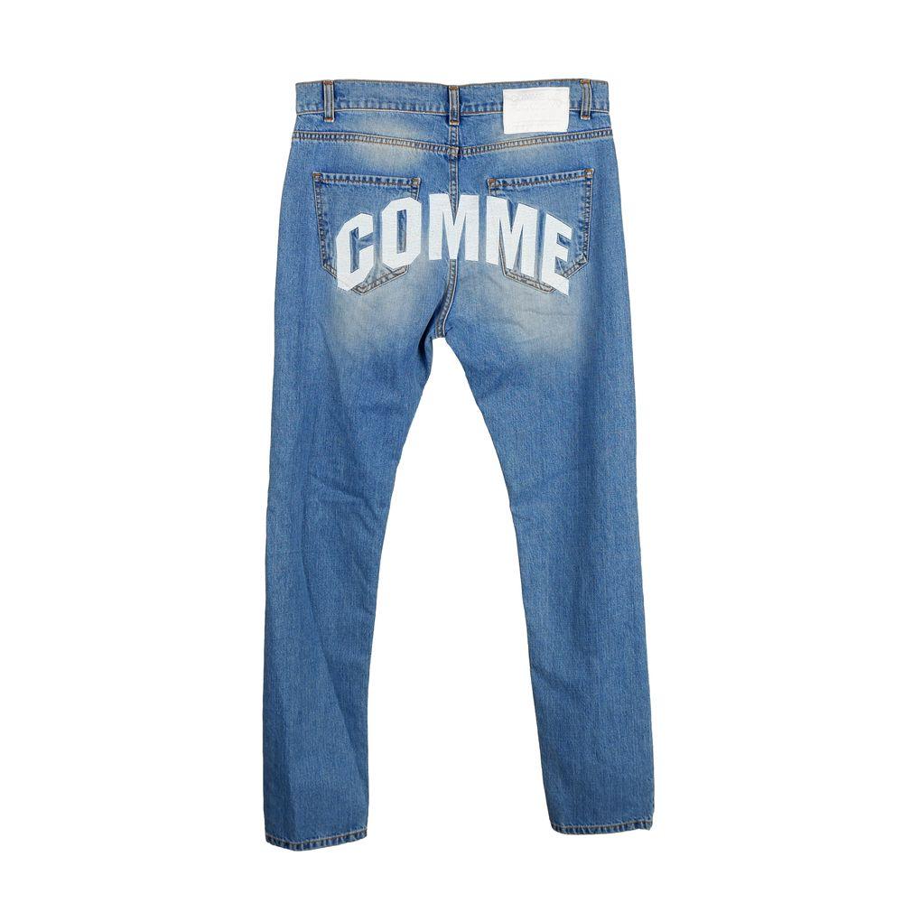 Comme Des Fuckdown Blue Cotton Men's Jeans