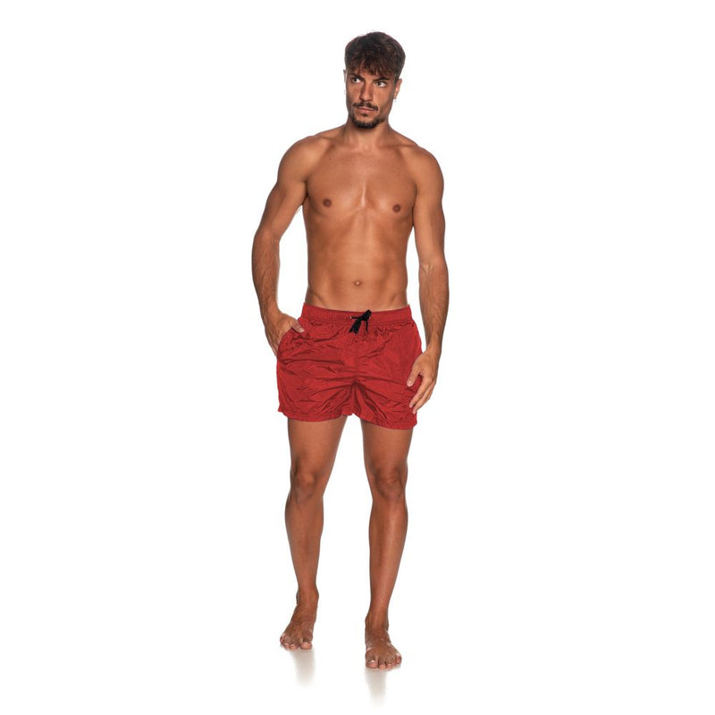 Refrigiwear Red Nylon Men Swimwear