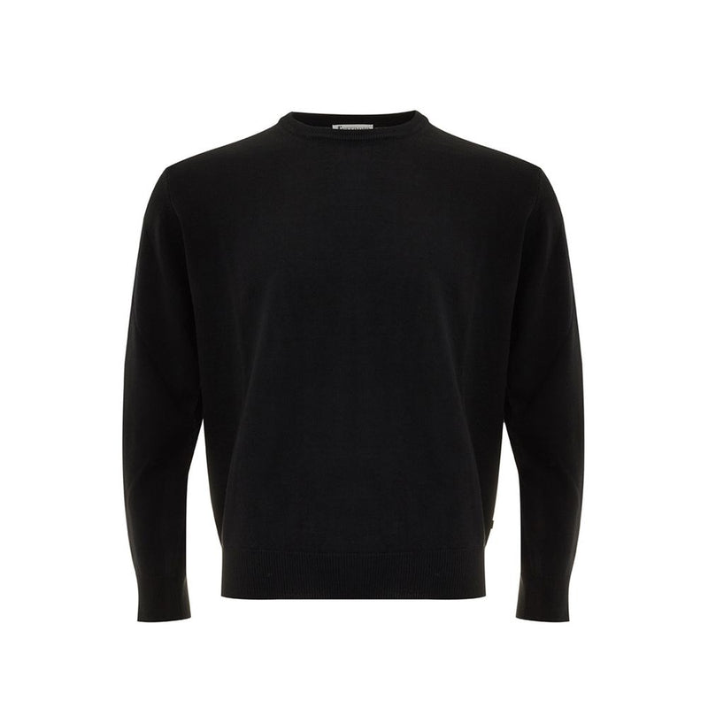 FERRANTE Elegant Black Wool Sweater for Men