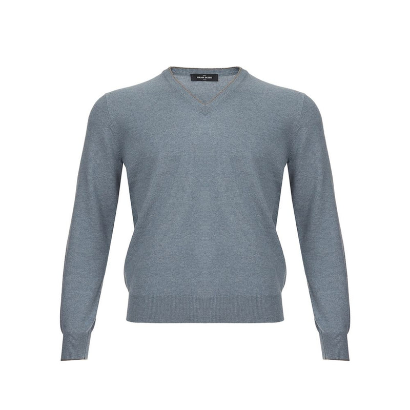 Gran Sasso Elegant Cashmere Sweater in Chic Gray