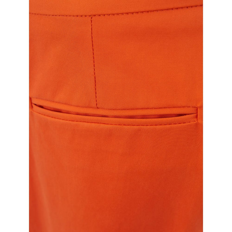 Lardini Elegant Cotton Orange Pants