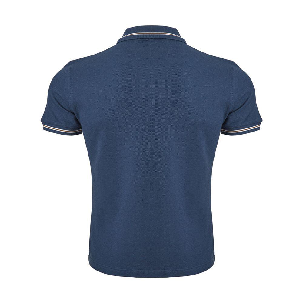 Corneliani Elegant Blue Italian Cotton Polo Shirt