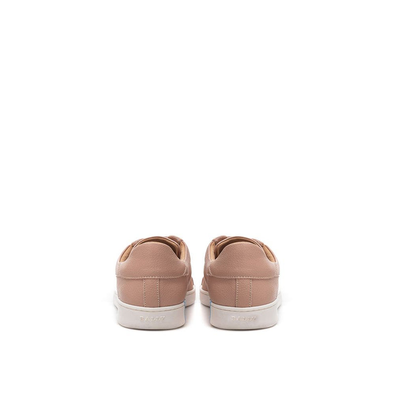 Bally Elegant Pink Leather Sneakers