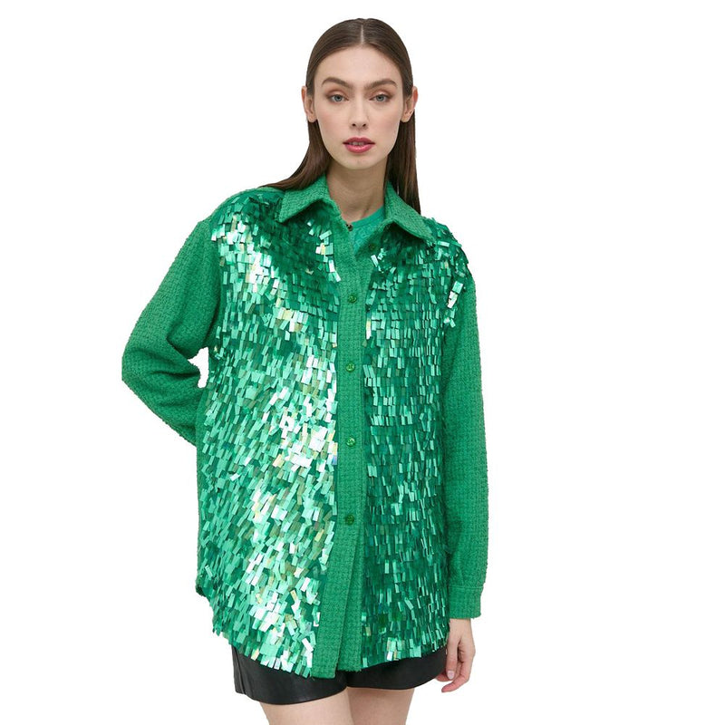 PINKO Green Cotton Shirt