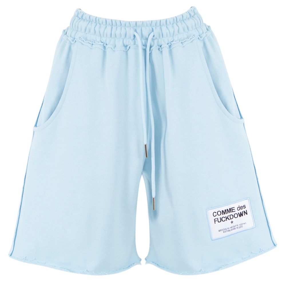 Light Blue Cotton Short