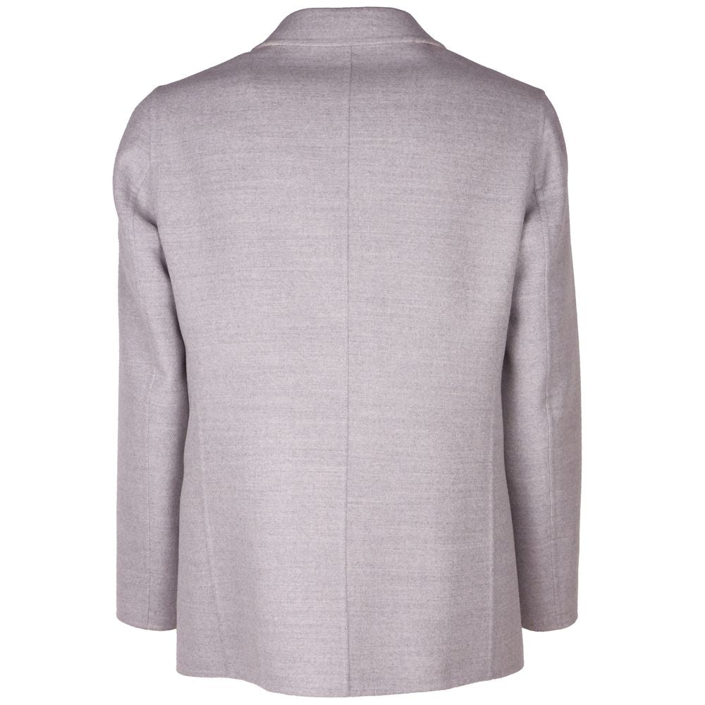 Gray Wool Vergine Blazer