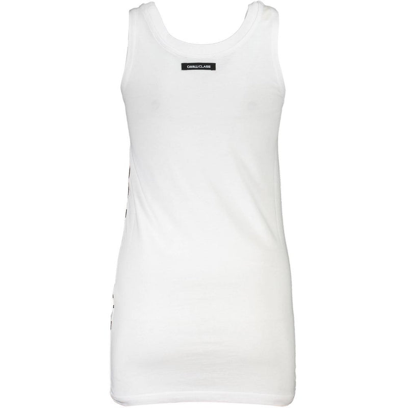 Cavalli Class White Cotton Women Top