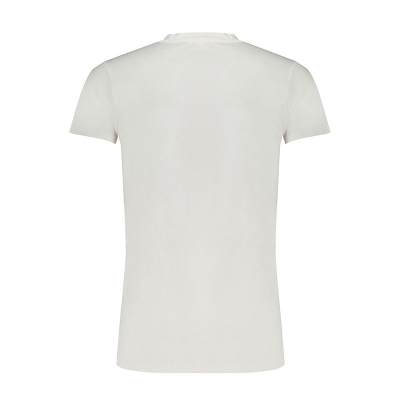 Gaudi White Cotton T-Shirt