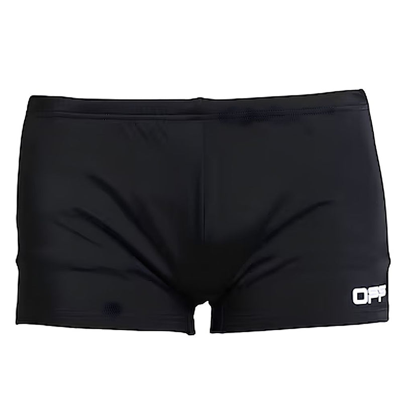 Off-White Black Nylon Swimwear