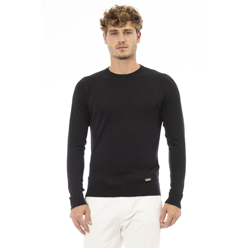 Baldinini Trend "Black Modal Men Sweater"