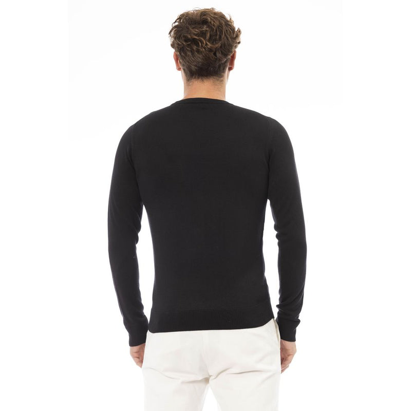 Baldinini Trend "Black Modal Men Sweater"