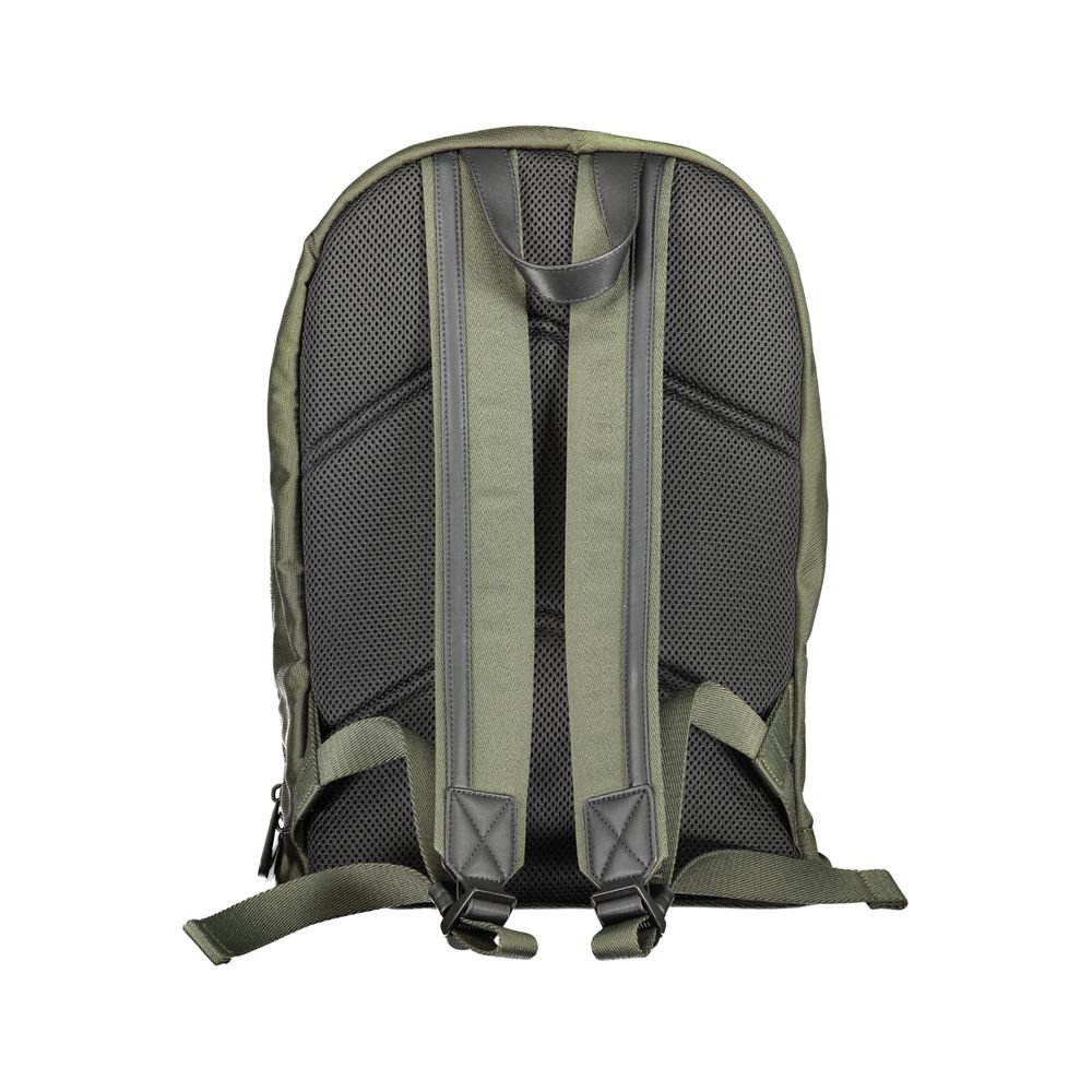 Green Polyester Backpack