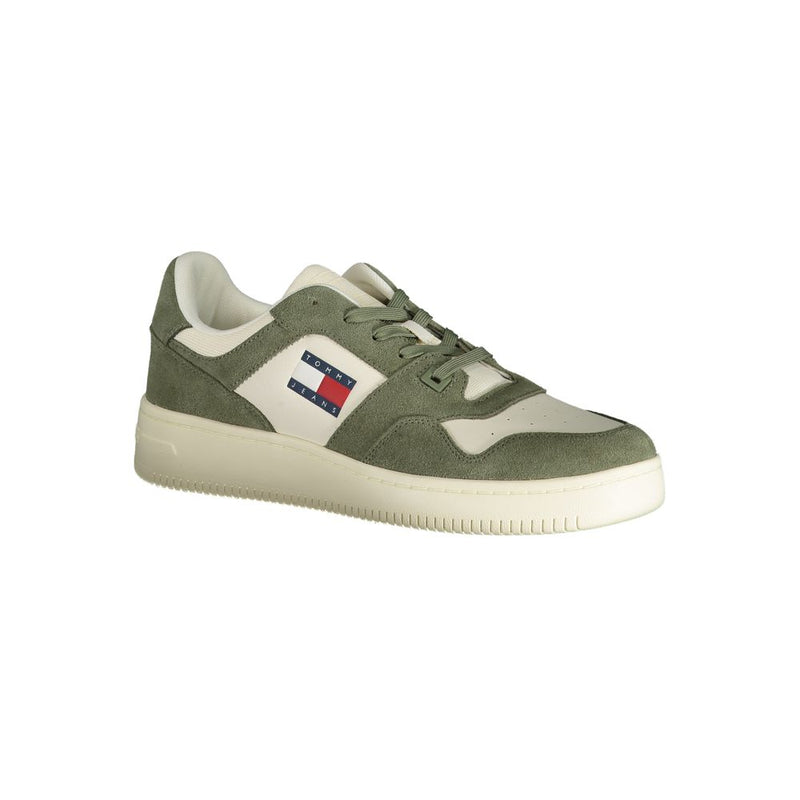 Tommy Hilfiger Green Polyester Sneaker