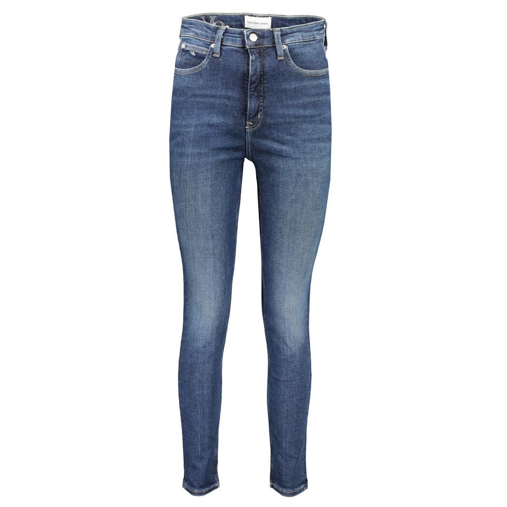 Blue Cotton Jeans & Pant