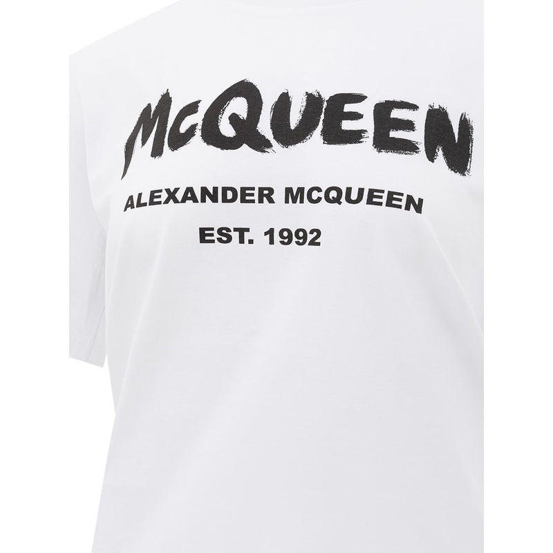 Alexander McQueen White Cotton Tops & T-Shirt